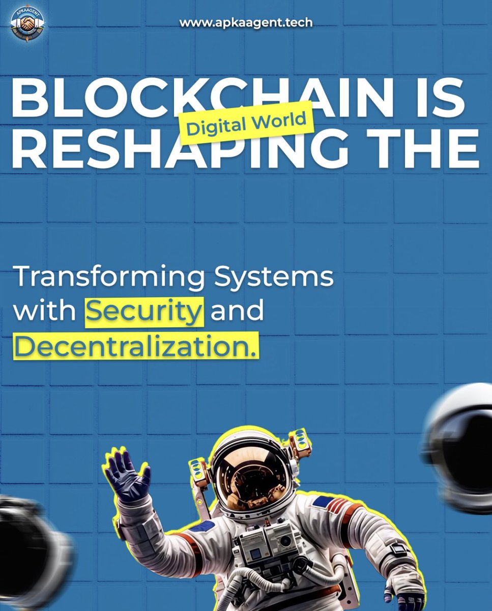 ApkaAgent's tweet image. “Blockchain is more than just a buzzword it’s a silent revolution reshaping industries with trust, transparency, and innovation.” 🌐✨

#blockchainbase #futuretech #innovations #digitaltransformation