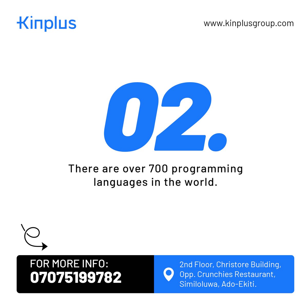 kinplustech's tweet image. Stop scrolling! You won&apos;t believe these facts!
Swipe right to discover the legendary first programmer and see the impossible number of coding languages in the world!

​➡️ Save this post for future reference.
#CSEDWeek #CodeFact