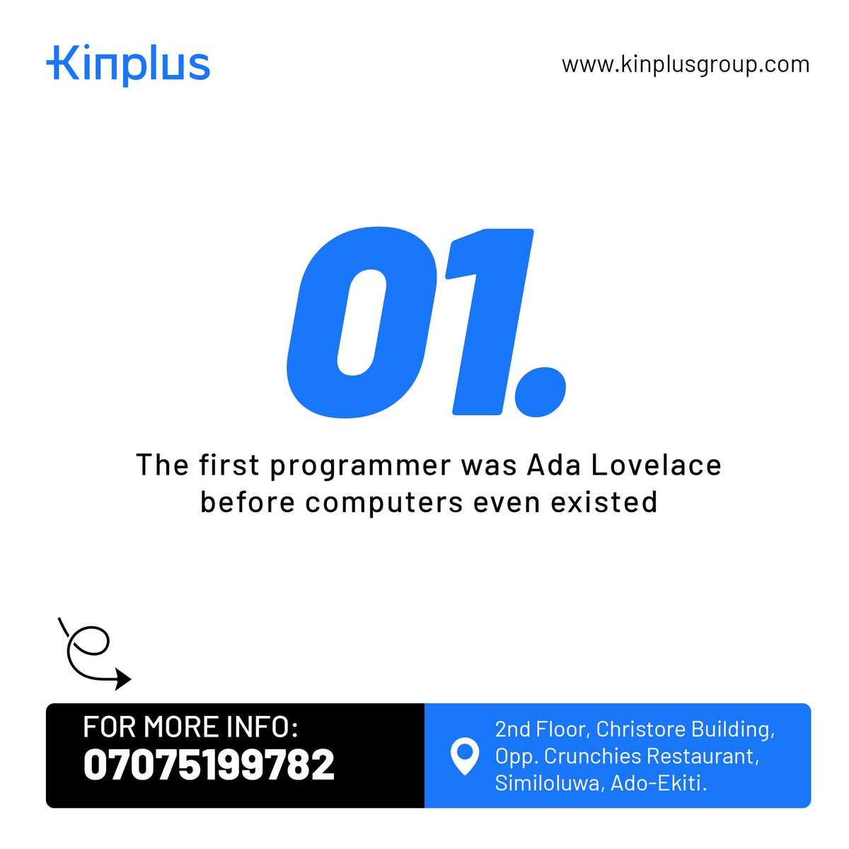 kinplustech's tweet image. Stop scrolling! You won&apos;t believe these facts!
Swipe right to discover the legendary first programmer and see the impossible number of coding languages in the world!

​➡️ Save this post for future reference.
#CSEDWeek #CodeFact
