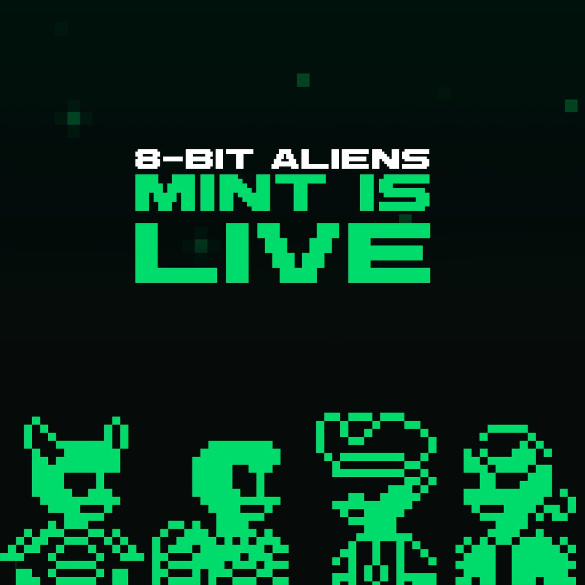 8-Bit Aliens 👽 tweet media