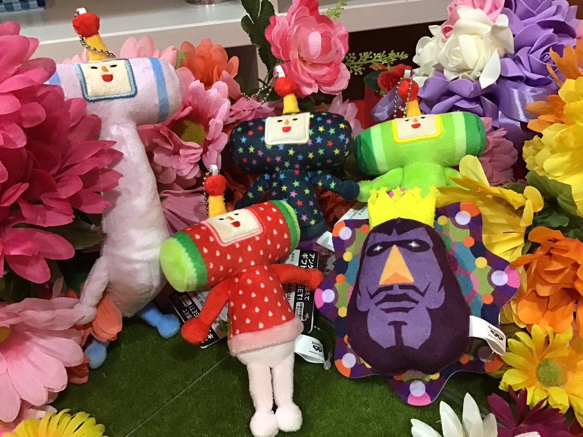 塊魂 カバンに付けられるぬいぐるみ 全種類セット 塊魂 配送 カバンに付けられるぬいぐるみ 全5種セット 塊魂」カバンに