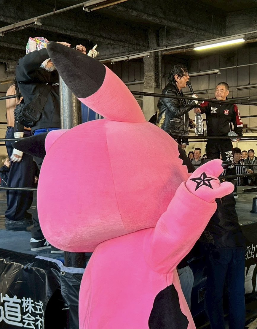 大仁田厚さんのマイクパフォーマンスは人を奮い立たせてくれるくぅ⭐︎
#ぴぱんくぅ
#FMWE
#大仁田厚