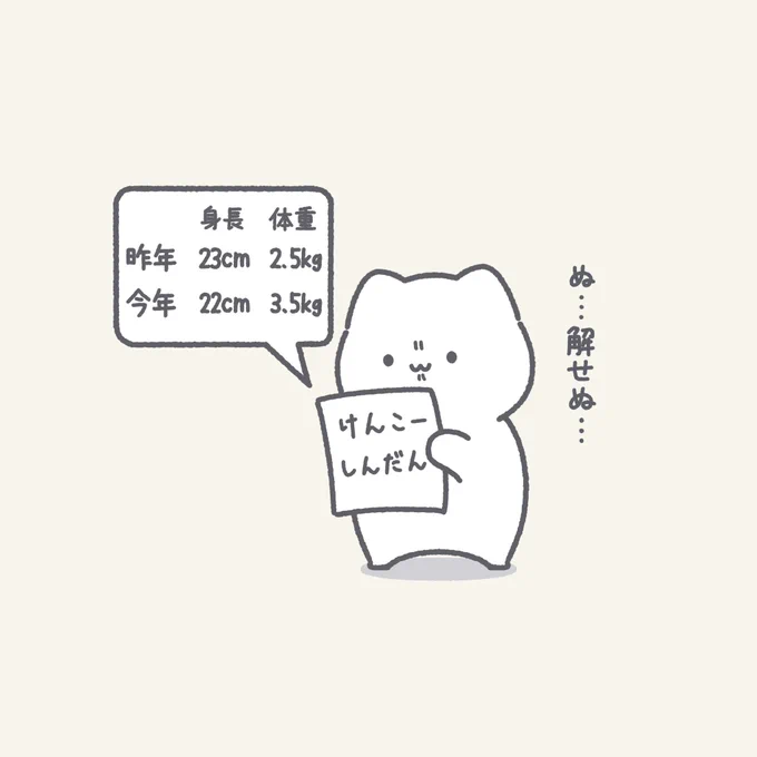 身長が縮んで体重が増えてるの解せない

#イラスト #ゆきまる 