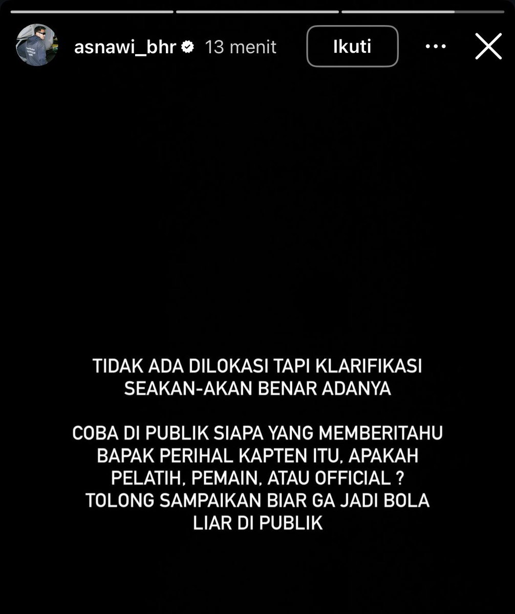 insta story asnawi🥶🥶