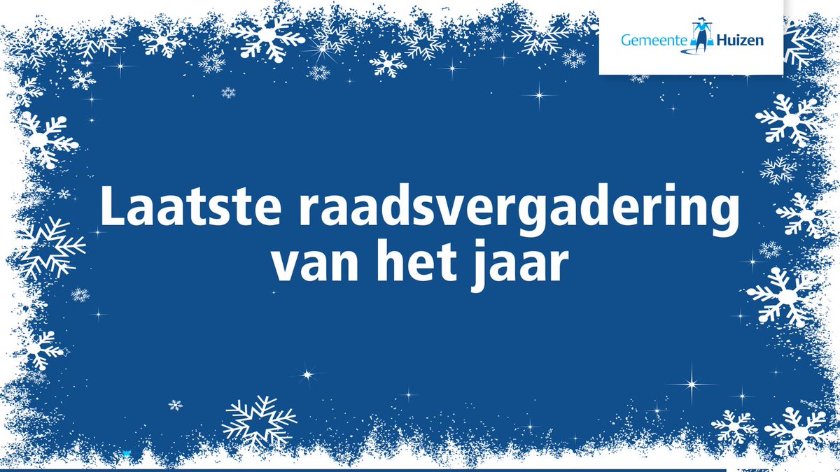 Gemeenteraad Huizen tweet media