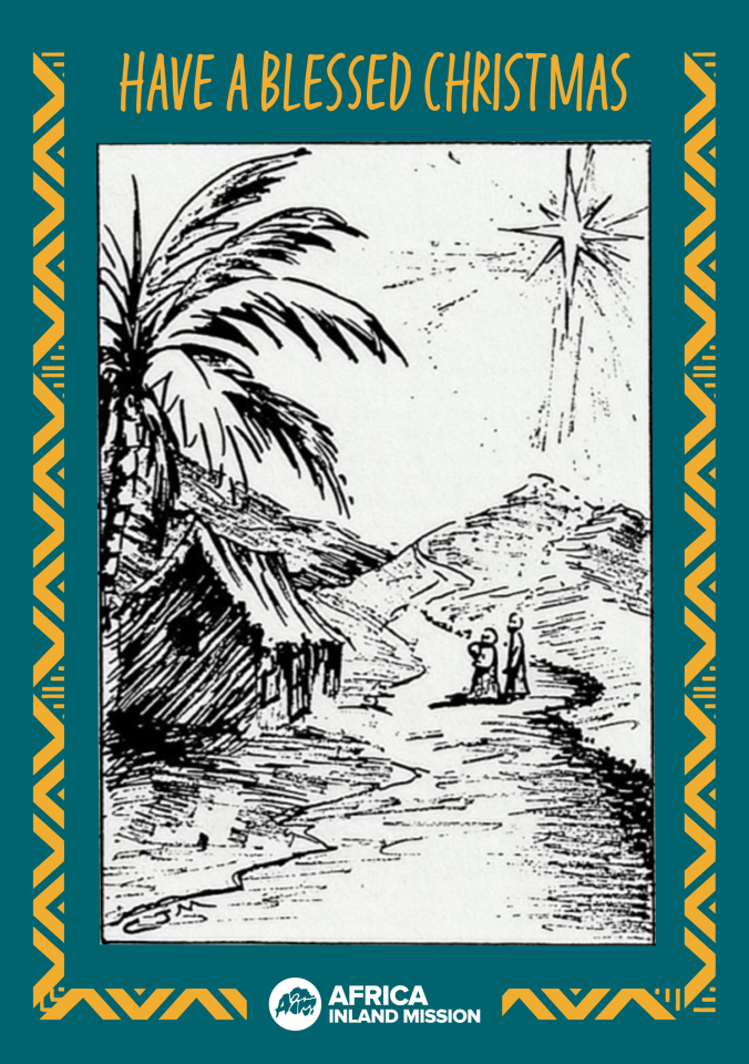 Everyone at AIM Europe would like to wish you the happiest Christmas, praying that is a time of blessing spent with loved ones. May you know the joy of the birth of Jesus, who came to take the sins of the world. We celebrate this gift today. Drawing by Colin Molyneux, 2002
