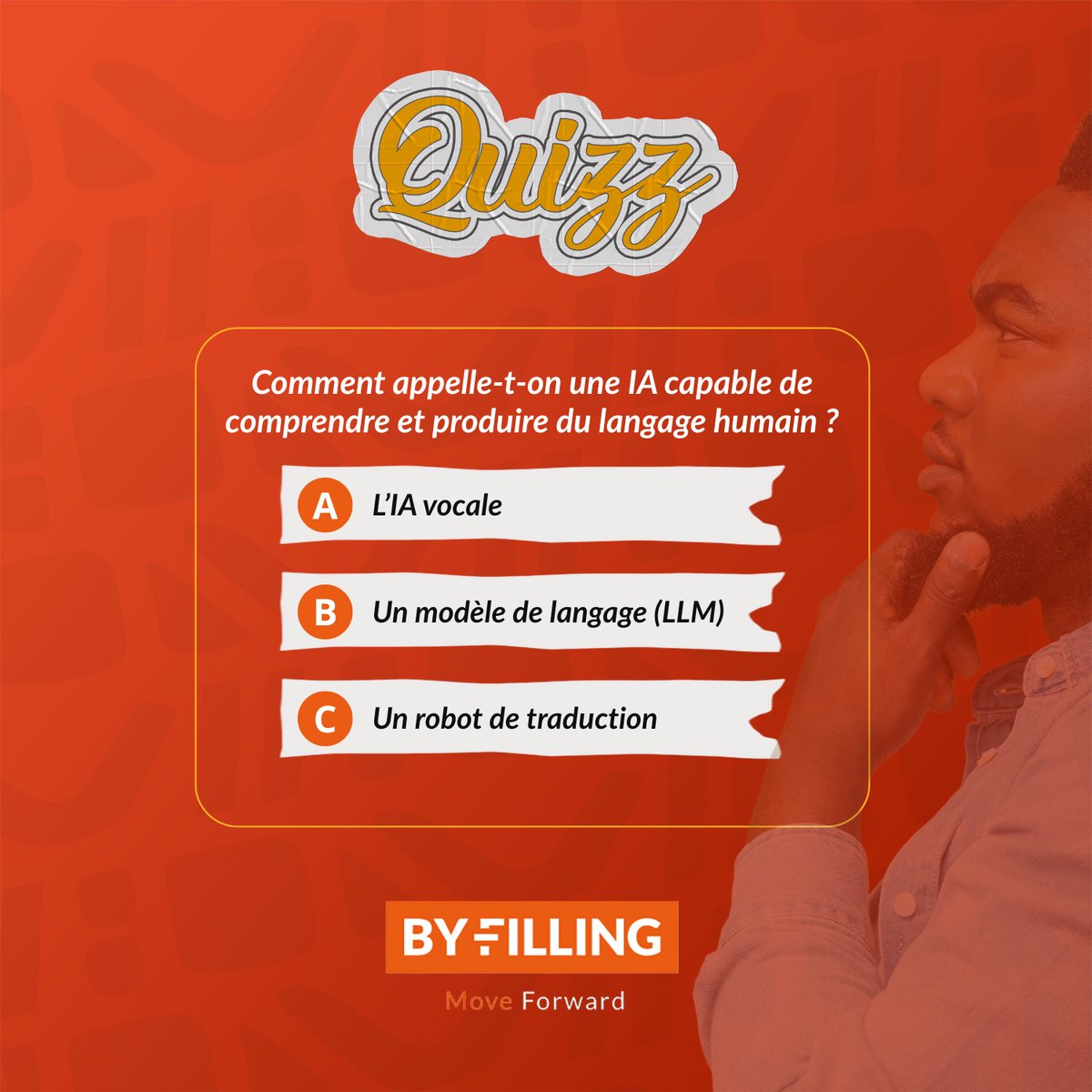 Un petit challenge ça vous tente ?
Voici un quiz rapide pour tester vos connaissances en intelligence artificielle 🤖

👉 Quelle est, selon vous, la bonne réponse ?
A, B ou C ?

Partagez votre réponse en commentaire