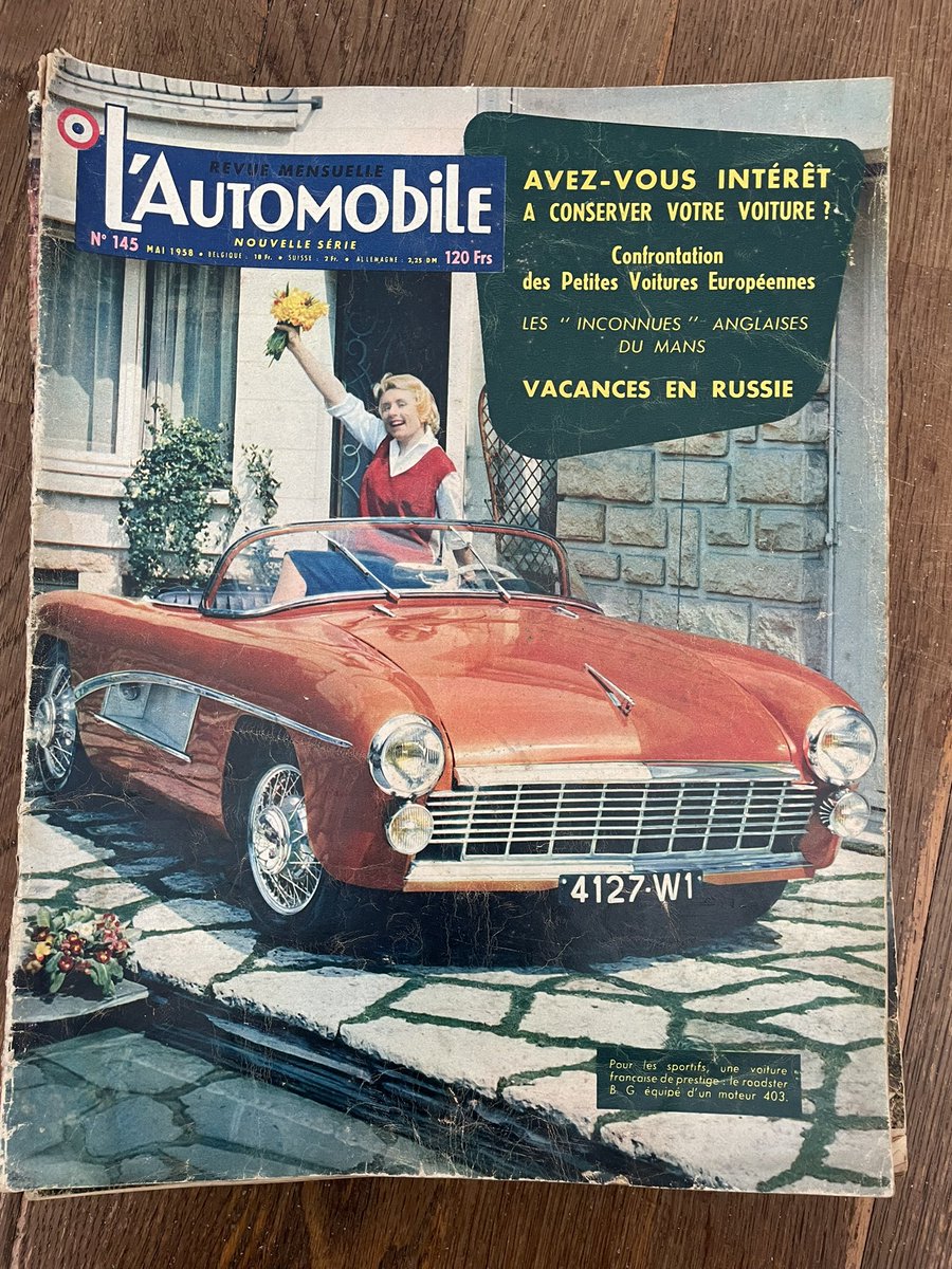 BG roadster with Peugeot 403 engine…
Who can tell more about this car?