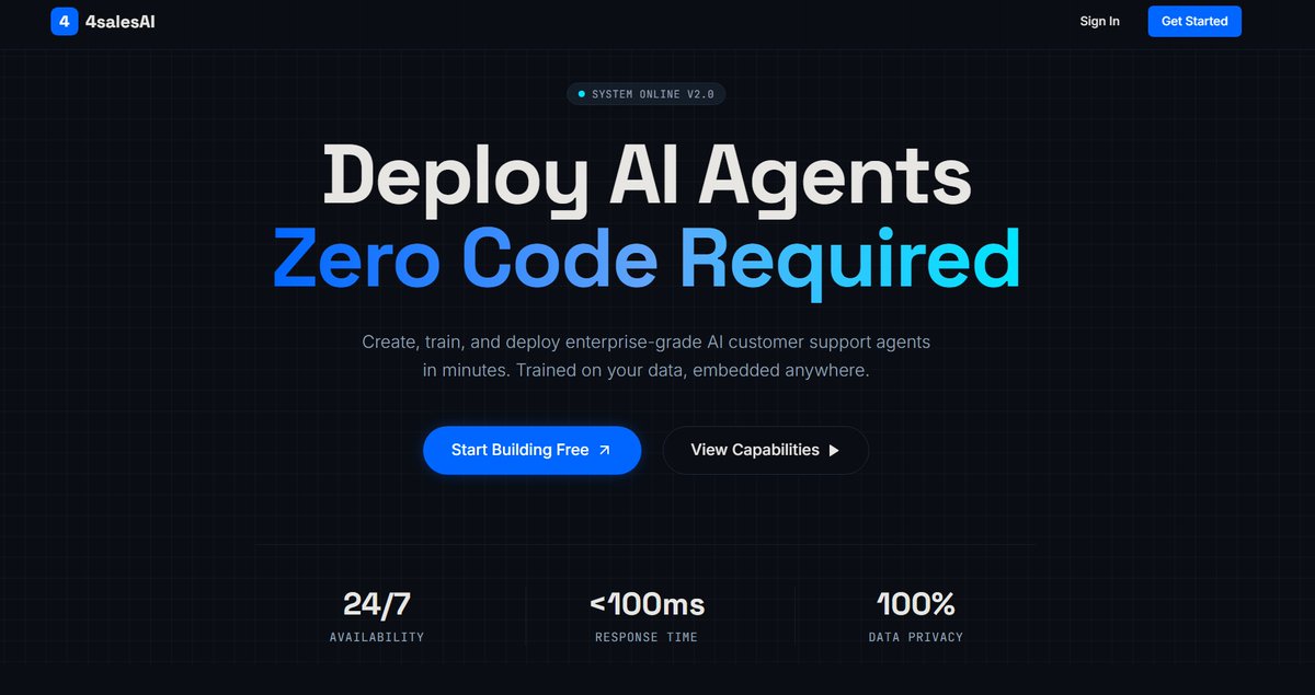 david_patrick01's tweet photo. I just built 4SalesAI for the #TempoChallenge using Tempo Lab AI, a no-code AI platform that lets you create smart sales assistants in minutes.
Here’s how it works 👇
@Tempo_Labs https://t.co/bNF0a0ndt9