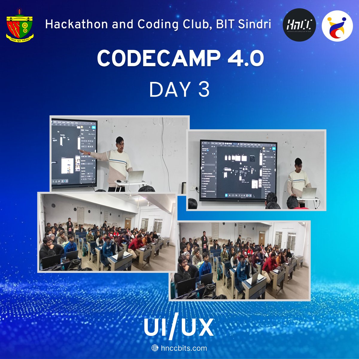 hnccbits's tweet image. Day 3 of CodeCamp 4.0 was filled with renewed energy and curiosity! ⚡
Students dove deeper into their learning, explored new ideas, and engaged in conversations that sharpened their understanding.

#HnCC #CodeCamp #BITSindri #LearnBuildGrow