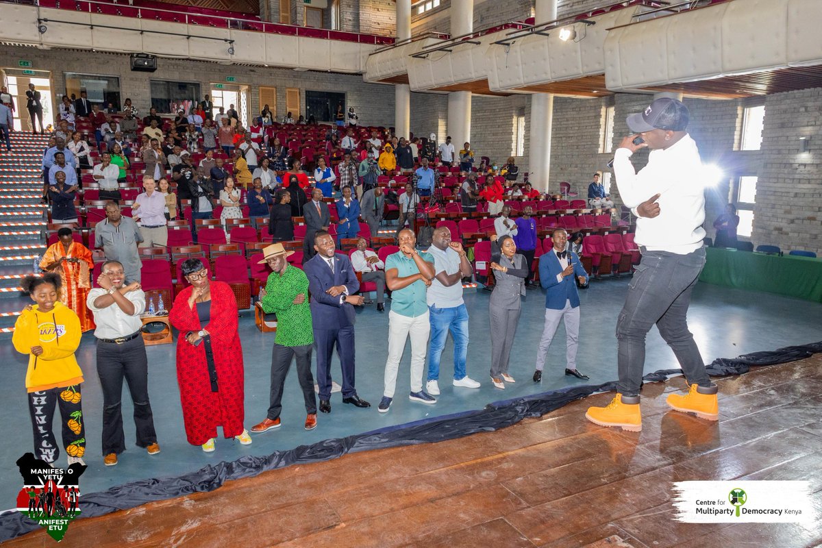 Clintonio10's tweet photo. From grassroots forums to national conversations, Manifesto Yetu proves one thing: youth voices are unstoppable. Today we finally unveil a blueprint shaped by young Kenyans for young Kenyans. The future is ours. #ManifestoYetu
#ManifestoYetuLaunch
One Youth One Nation
@manifestoYetu