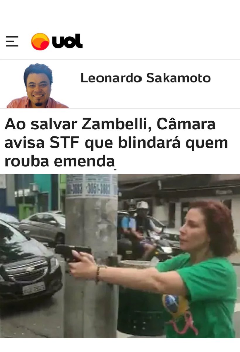 blogdosakamoto's tweet photo. Ao salvar Zambelli, Câmara avisa STF que blindará quem cometeu outro crime: roubar emenda… - Veja mais em https://t.co/svagI247eZ https://t.co/neRgFA01AG