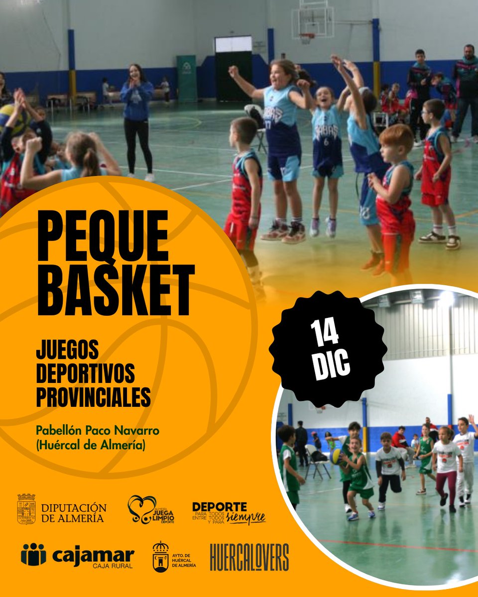 Huércal de Almería se prepara para acoger la Segunda Jornada del Pequebasket 2025/26

andaluzabaloncesto.org/almeria/delega…