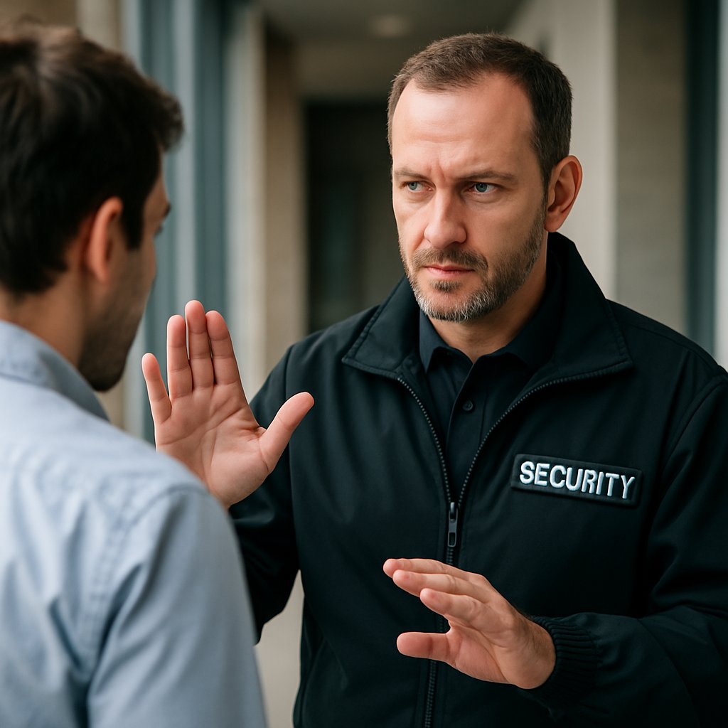 DynamicReact's tweet image. De-escalation is a core security skill: stay calm, listen, use non-threatening posture, give simple instructions, set boundaries, and know when to step back. The right approach resolves incidents before they become risks.
#skills #securitytips #dynamicreactions