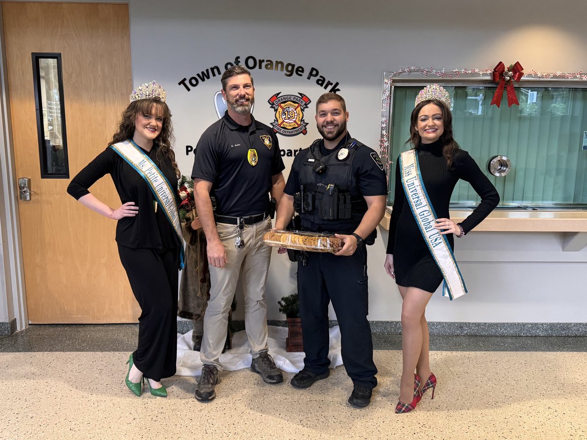 The Miss Universal Global Organization delivered some cookies for us to enjoy during the holiday season! Thank you for thinking of us!