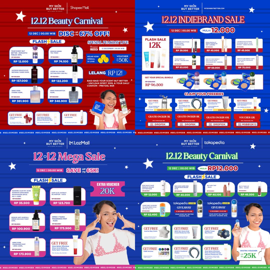 𝐃𝐢𝐬𝐤𝐨𝐧 𝐇𝐀𝐑𝐁𝐎𝐋𝐍𝐀𝐒 𝟏𝟐.𝟏𝟐

Serba 12k
🔥 FSS cotton pads
🔥 body care Bright
🔥 parfum YSBB

🔥 Voucher 50k tanpa min. pembelian

Buruan klaim vouchernya disini! 
🔗 shorturl.at/j9Bqw