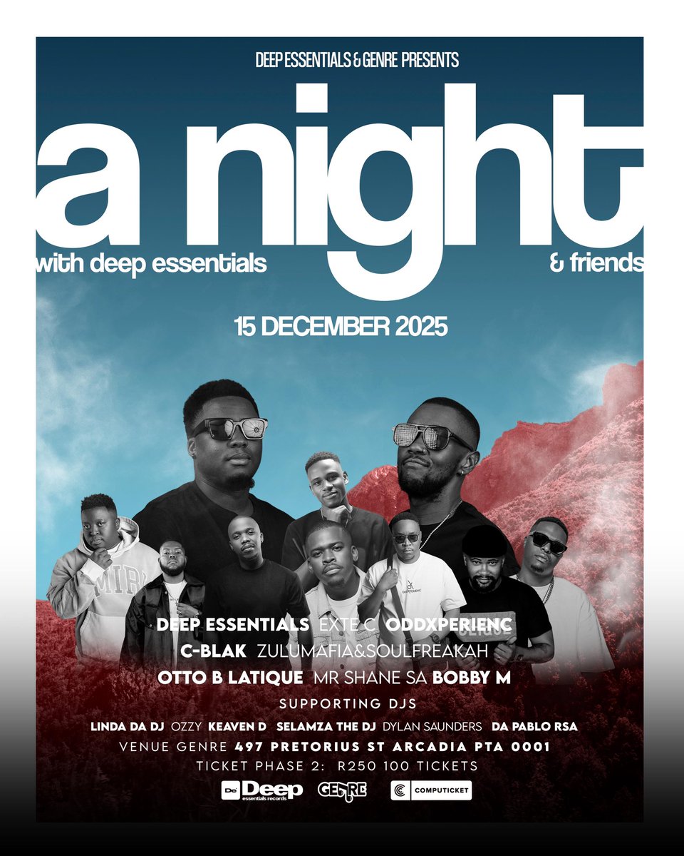 DeepHouseSpace1's tweet photo. Happy Thursday 😅

Deep Essentials- It Is High Voltage(HD mix)

On the 15th of December @deepessentials1 is hosting “A Night With Deep Essentials” 

🔗 to 🎟️ 👇🏽
https://t.co/MssxtKJf4T https://t.co/CdgZvr8Q8c