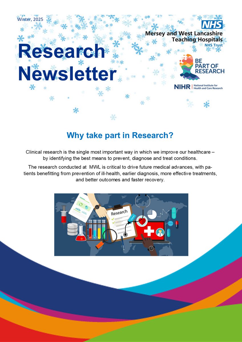 Mersey and West Lancashire NHS Research tweet media