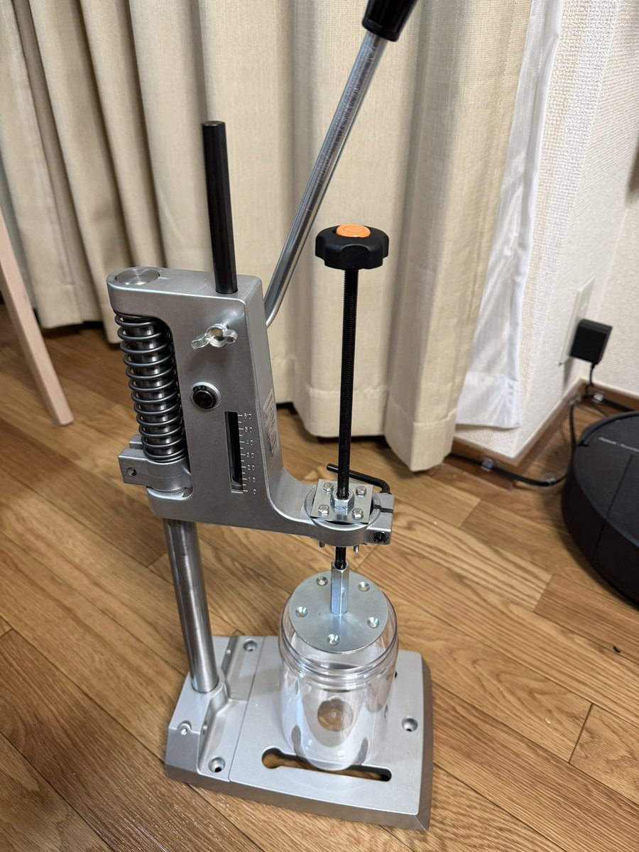 菌糸プレス機 お試しレベルには充分なのを自作することができました