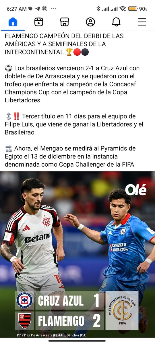 VROYO's tweet photo. @2010MisterChip el trofeo de las américas de la copa Intercontinental si lo vales como título ? Teniendo en cuenta que es un partido de cuartos de final ? https://t.co/meOKnHXZze