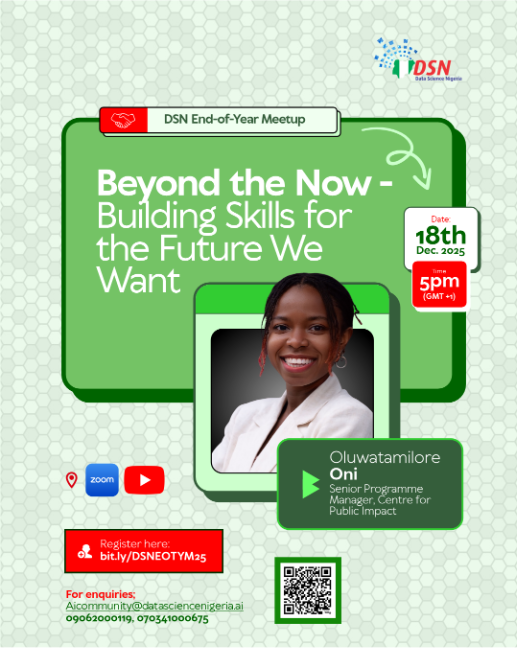 dsn_ai_network's tweet image. Some people wait for the future to happen. Others learn the skills that let them shape it. Which one are you becoming?

At this year’s @dsn_ai_network End-of-Year Meetup, we’re bringing voices that understand where the world is heading and what it will take to thrive in it. One…