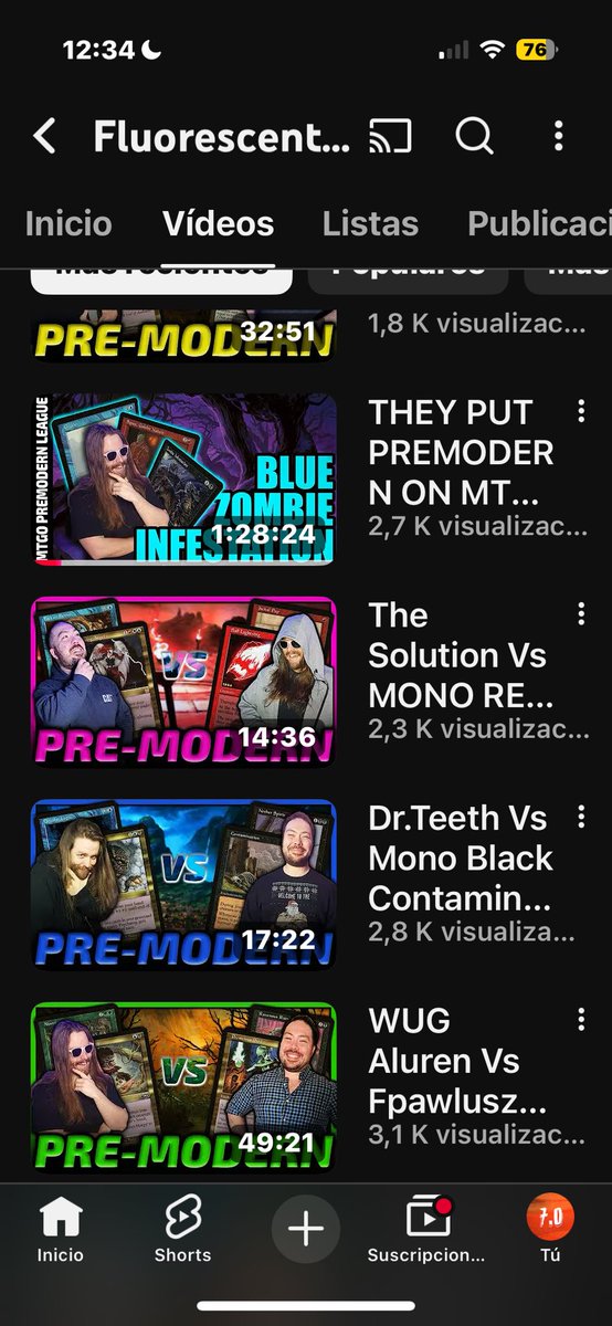 fineartmtg's tweet image. Today, for me 1 of the reference channels of  #Premodern content on YT! The great @neo_shroom is super fun to watch 😁

🎥 Paper games/MTGO
🇺🇸 English
✅ Comments
🎚️Skill level 4/5
🎞️ Edition 4/5
😄 Entertainment 5/5
🗓️ Uploads 5/5

Total Rate 🌟4.5/5 

📺 youtube.com/@fluorescentfu…