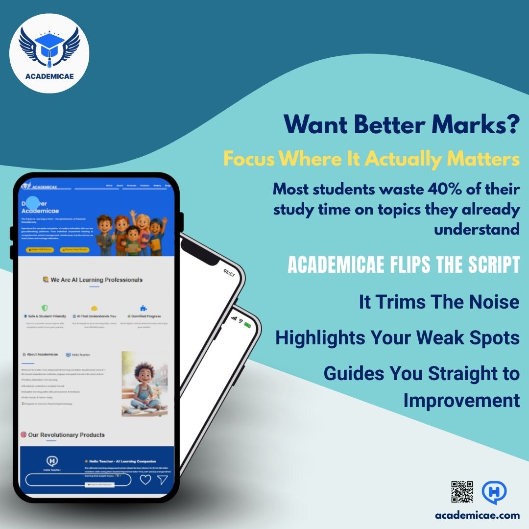 Academicae1's tweet photo. Study smarter, not longer. Academicae shows you exactly where to focus.
Visit Now: https://t.co/4YTvffCxyb
.
.
.
.
.
.
#academicae #educationforall #Education #AIinEducation #easylearning #studentsuccess #teacher #teachersupport #ArtificialIntelligence https://t.co/rrFj56NqA9