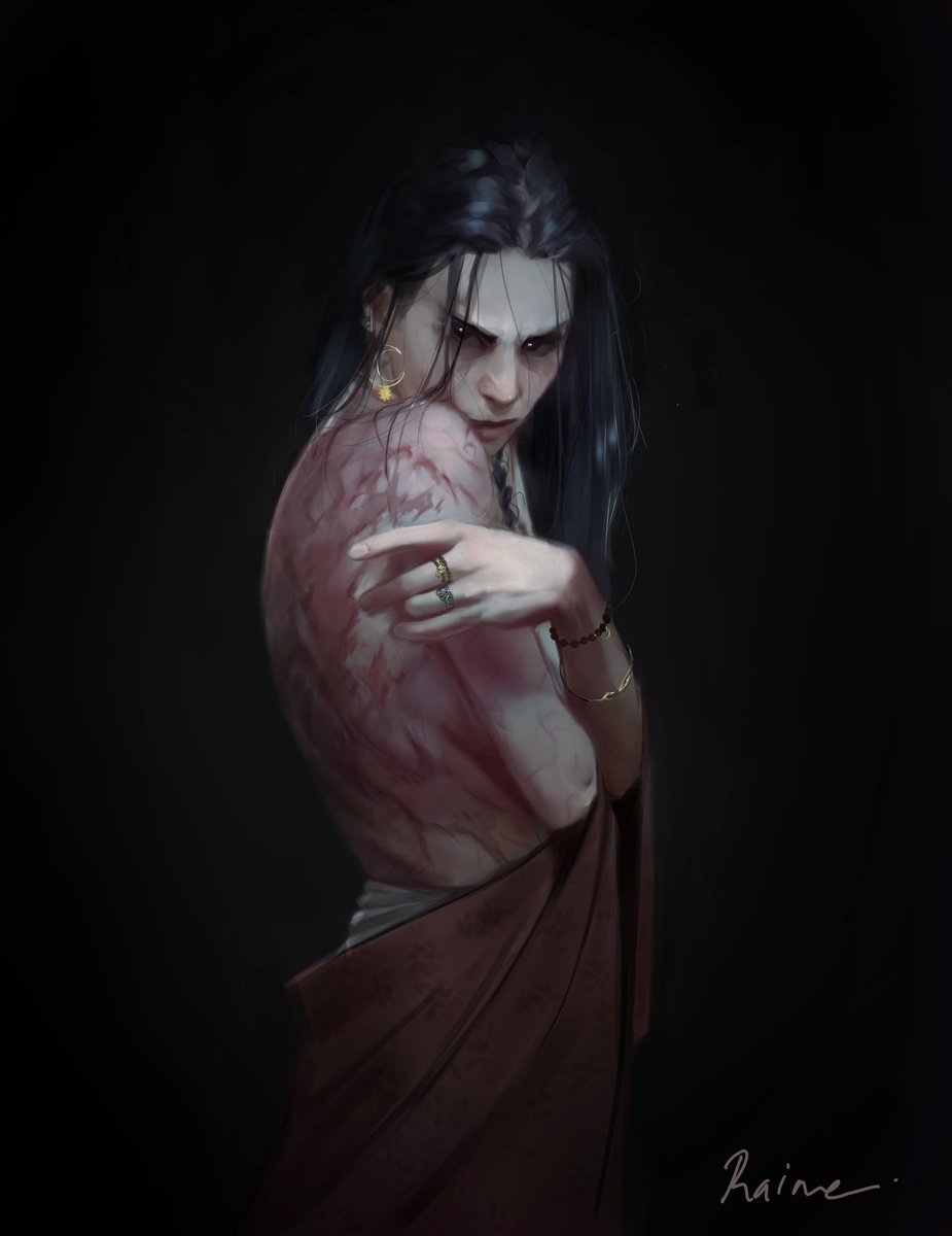 Paro un momentito en mitad del estrés de los examenes para subiros este dibujo de Lluvia 🩵✨

Una de las cosas que más me gusta de esta temporada es la crudeza que tiene comparada con las anteriores, en concreto esta escena esque sin palabras ❤️‍🩹

<a href="/Reah_Ofi/">Reah🐥 #AmorDeOtroMundo❤️🐙</a> 
#ADOMAspoiler #adoma