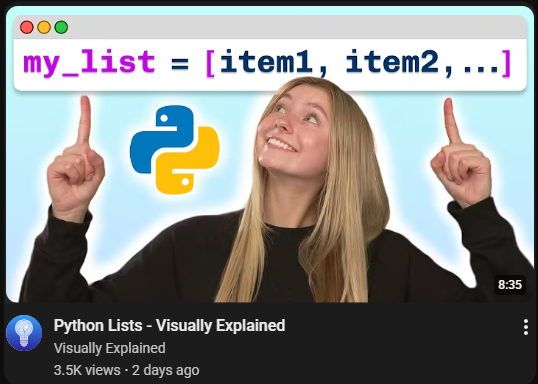 durvankurx's tweet image. the best resource to learn python right now
the visualization really helps better understand python concepts

YT : Visually Explained