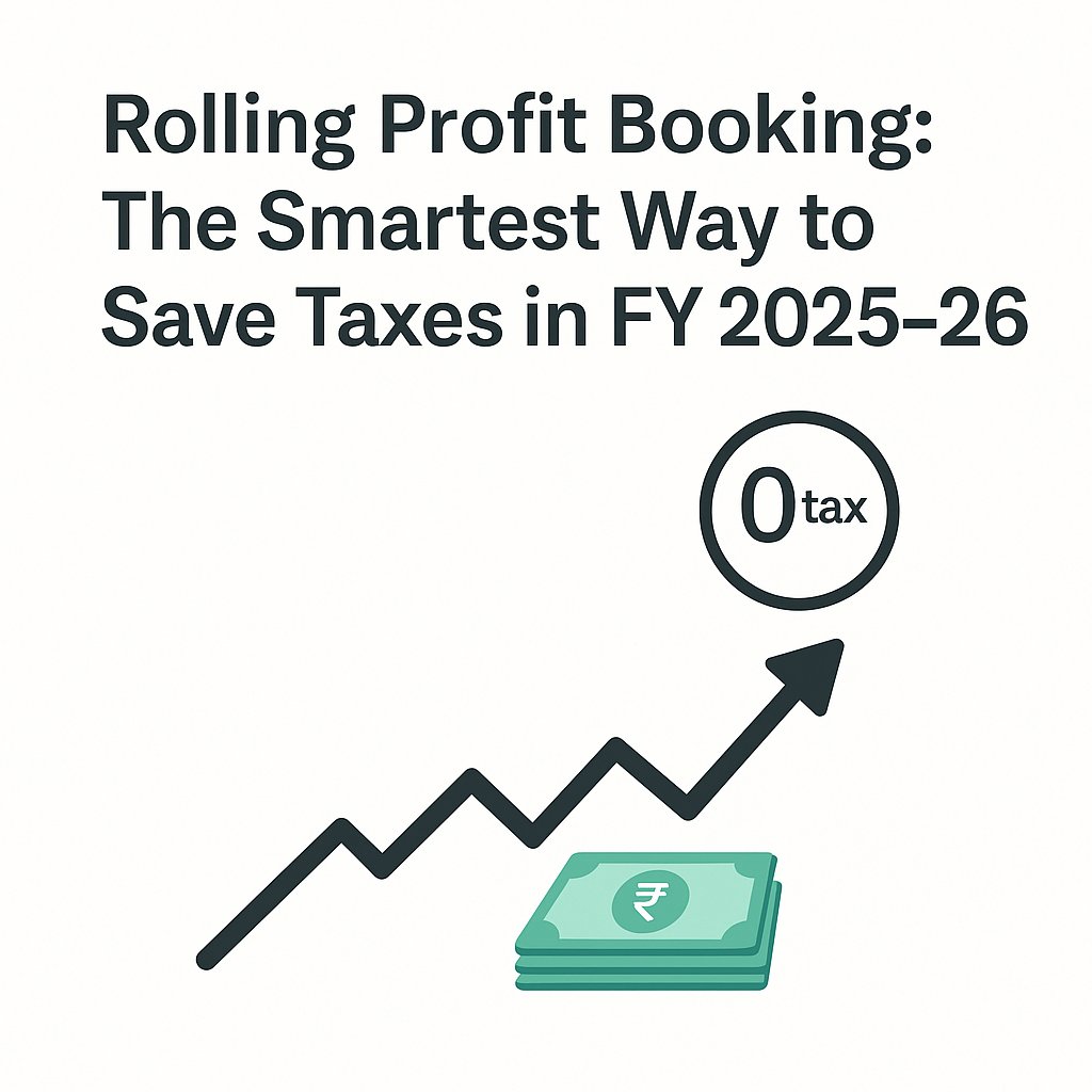 FinTalkByMeet's tweet photo. 🧵Rolling Profit Booking: The Smartest Way to Save Taxes in FY 2025-26

One of the biggest advantages in the new tax rules is the ₹1,25,000 tax-free Long Term Capital Gain (LTCG) allowance every year.

But most investors never fully use it because they sell only when they need money.

If you invest in equity, this one strategy.. Rolling Profit Booking.. can increase your net returns without changing your portfolio at all.

Let’s break it down simply. 👇