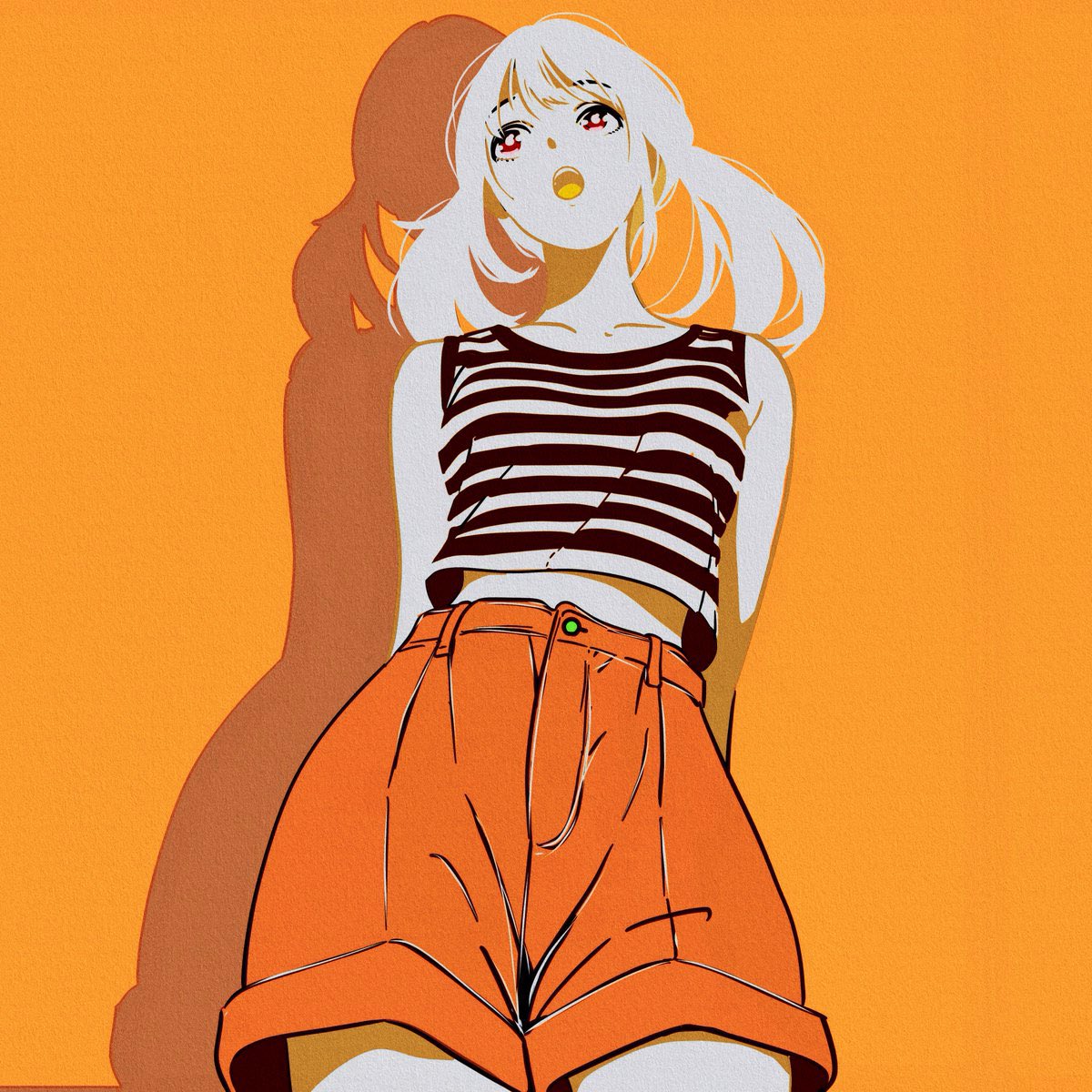 今年も残りわずかなので今年一番伸びた絵を貼る 夏☀️に1番伸びた