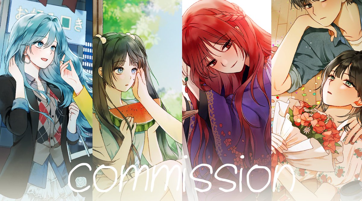 [커미션]
커미션 재개장합니다!!
> 커미션 페이지: blog.naver.com/kwag3379/22410…
> 신청폼(12.11. pm9:00부터 입력가능합니다.): naver.me/xE6rCEBs
예약제로 운영됩니다. 알티 해주시는분 한분 A타입 두상 그려드립니다!! 감사합니다! 🥹🥹