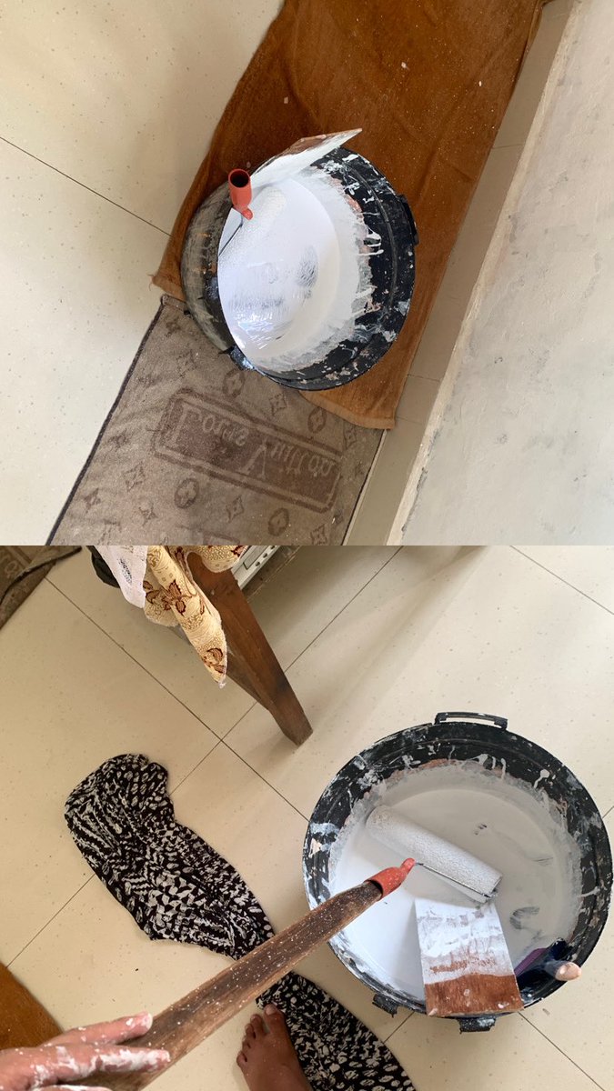 sofyanlani's tweet image. Kegiatan anak laki laki kristen menjelang natal (ngecat rumah anjir)