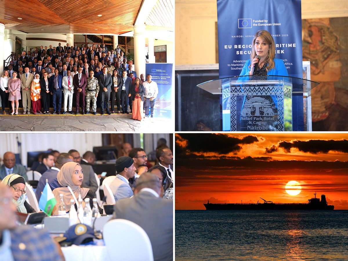 IMO reaffirmed its commitment to strengthening #MaritimeSecurity across the Red Sea, East Africa, Southern Africa and the Western Indian Ocean regions during the EU Regional Maritime Security Week, held in Nairobi, Kenya. 

Read the full story: tinyurl.com/mpcv98c4