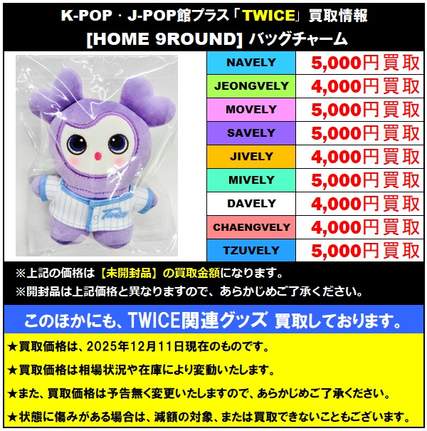 TWICE #TWICE_THISISFOR_WORLD_TOUR TWICE ラブリー &チョンサ グッズ