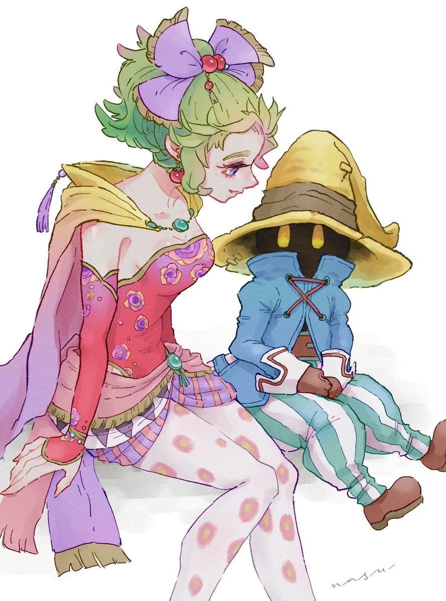 eakanasu's tweet image. #今年も残りわずかなので今年一番伸びた絵を貼る 
ふたりは何だか似てるよね、と思って描いたティナとビビ。とても共感いただけたのだと思います、嬉しい☺️✨