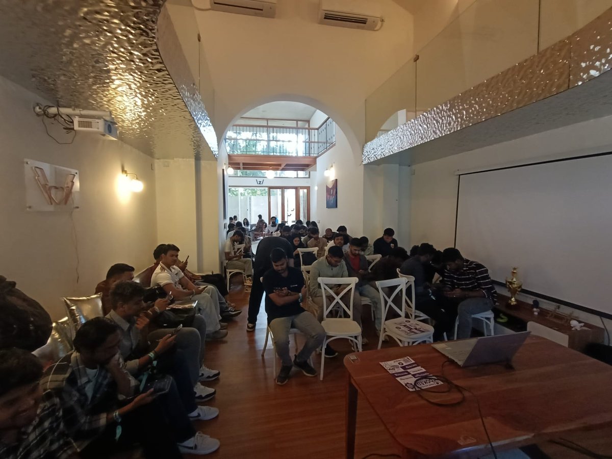 Grateful for the oppurtinity to help organise the <a href="/PancakeSwap/">PancakeSwap</a> Meetup in Bengaluru during <a href="/IBWofficial/">India Blockchain Week (IBW) Conference</a> 🥞

Helped in with event coordination for seamless experience for all attendees ;) 

The highlight? Got the chance to have a one on one discussion with <a href="/cryptoady/"></a>, who was
