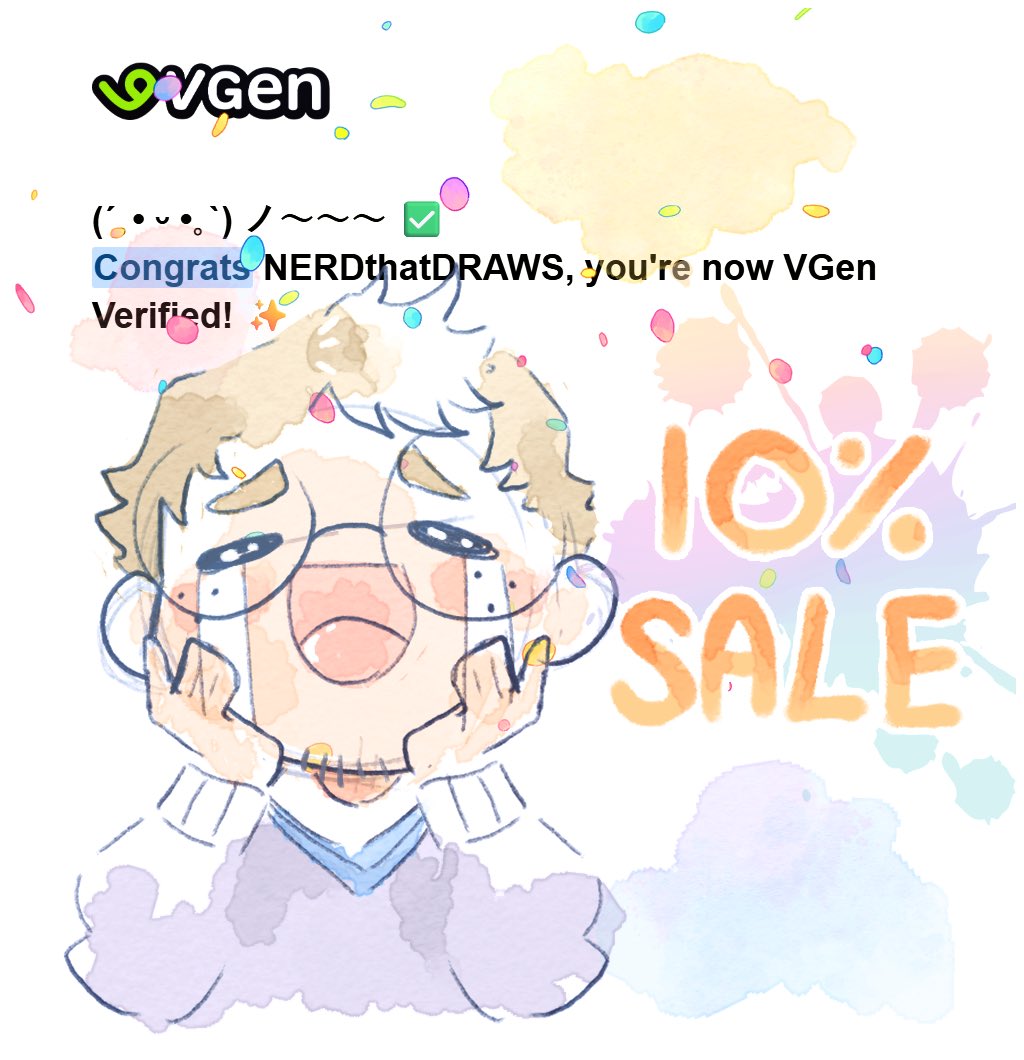 Just a NERD 🖍️ Vgen Commissions OPEN! tweet media