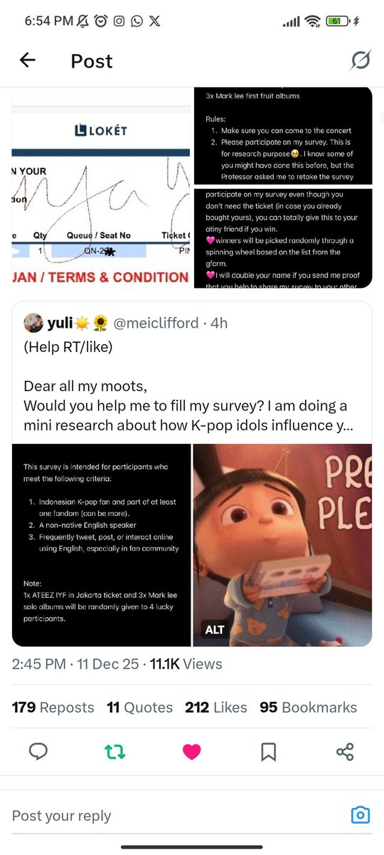 iloafsyungi's tweet photo. @meiclifford doneee ya kak!! sukses untuk penelitian nyaaaa hihi :33 semangat teross kak! anw makasyi atas ga nyaaa kakk ^___^ https://t.co/2vyvGGCB1W
