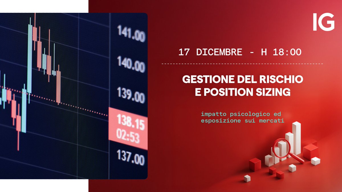 🧠 Esposizione, disciplina, controllo.  Scopri come costruire un metodo che riduce l’impatto emotivo e massimizza la sostenibilità del tuo trading.

Iscriviti ora 📲 attendee.gotowebinar.com/register/46833…

#IGItalia #TradingSenzaFiltri #Webinar