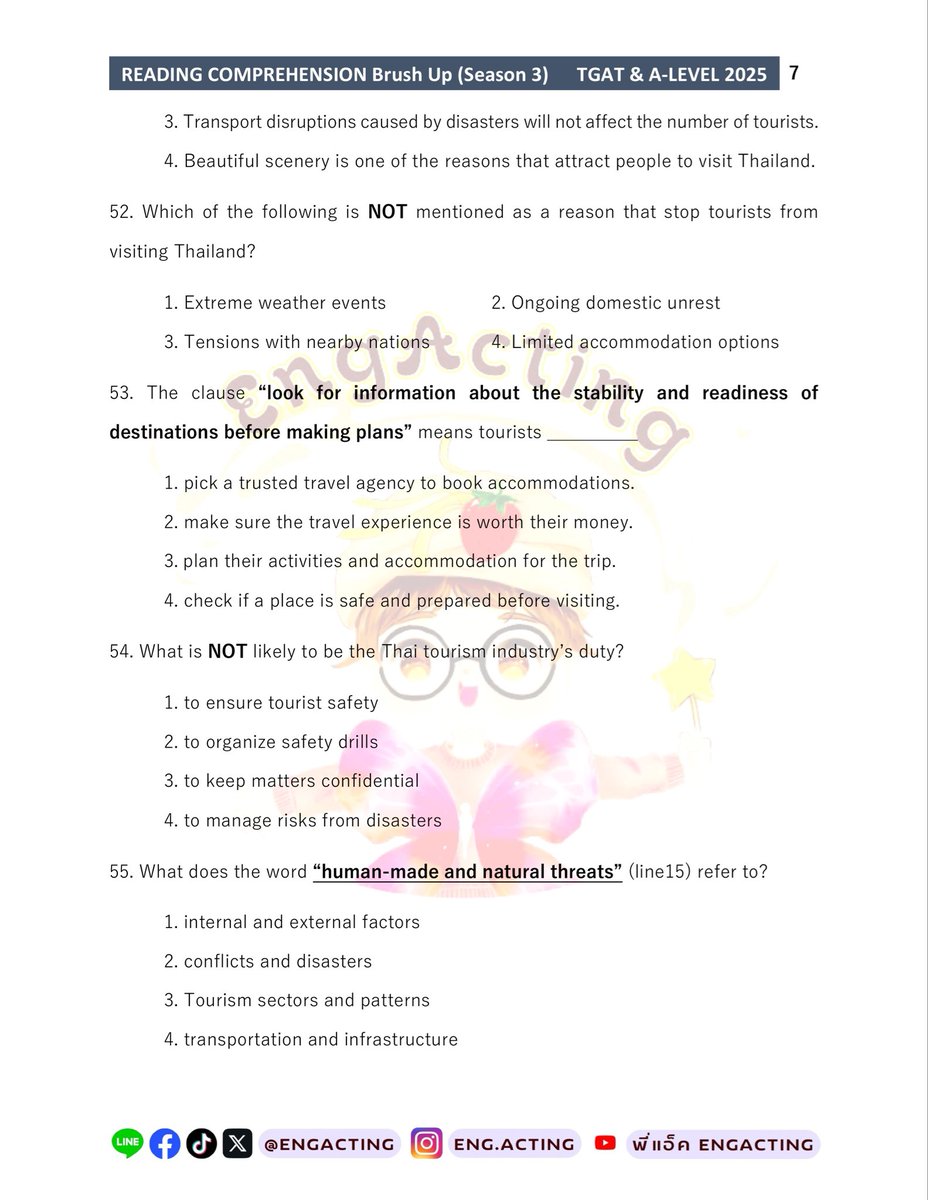 engacting's tweet image. ⚠️เก็ง Reading 2 เรื่องนี้
มีโอกาสออกใน #TGAT1 สูงมากก
 #dek69 #dek70 วันนี้มีไลฟ์สด
ชำแหละข้อสอบ Reading แบบจัดเต็มไม่กั๊ก
✅19:24 ไลฟ์ส่งหนูเข้าห้องสอบกันค่ะ🔥

📚โหลดเอกสารเรียนแล้วมาเจอกันนะ drive.google.com/file/d/1CeBRgB…

📍ไลฟ์สดที่ youtube.com/live/6_POzorZ0…

#tgat #tcas69 #tgateng