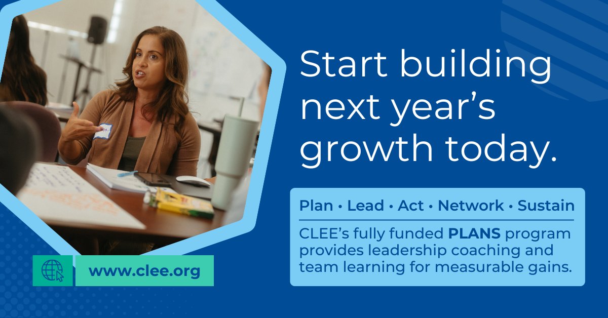Across New England, districts are tackling leader turnover and initiative fatigue.

CLEE’s PLANS program provides structured coaching and interactive learning that align leadership practices across schools. It's fully funded and tailored to your goals.

clee.org/plans/