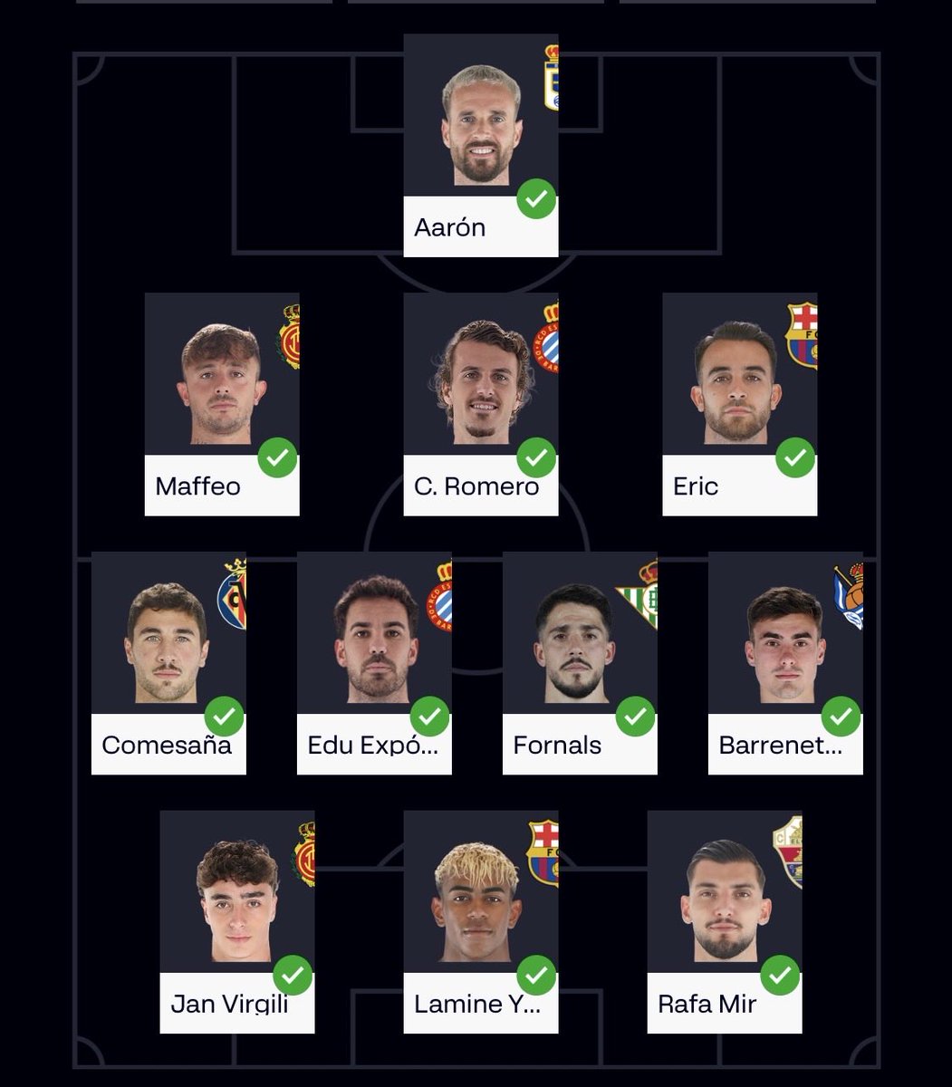 Supersalchipa's tweet photo. @JornadaPerfecta 
Buenas una duda.
Le normand y kiko feminia
Víctor Muñoz .
Dejarlo así, o cambiarlo.
Y opción de fichar a raphiña pero vendiendo a Eric y Rafa mir. Perdiendo a ambos del 11.
Gracias https://t.co/ApVo4gjPuZ