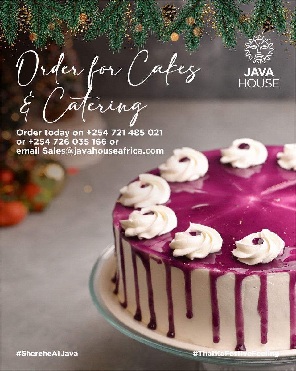 javahouseafrica's tweet image. Welcome to a hassle-free December! Order our Lemon Blueberry Cake for all your holiday celebrations. ​
#ShereheAtJava #JavaLove