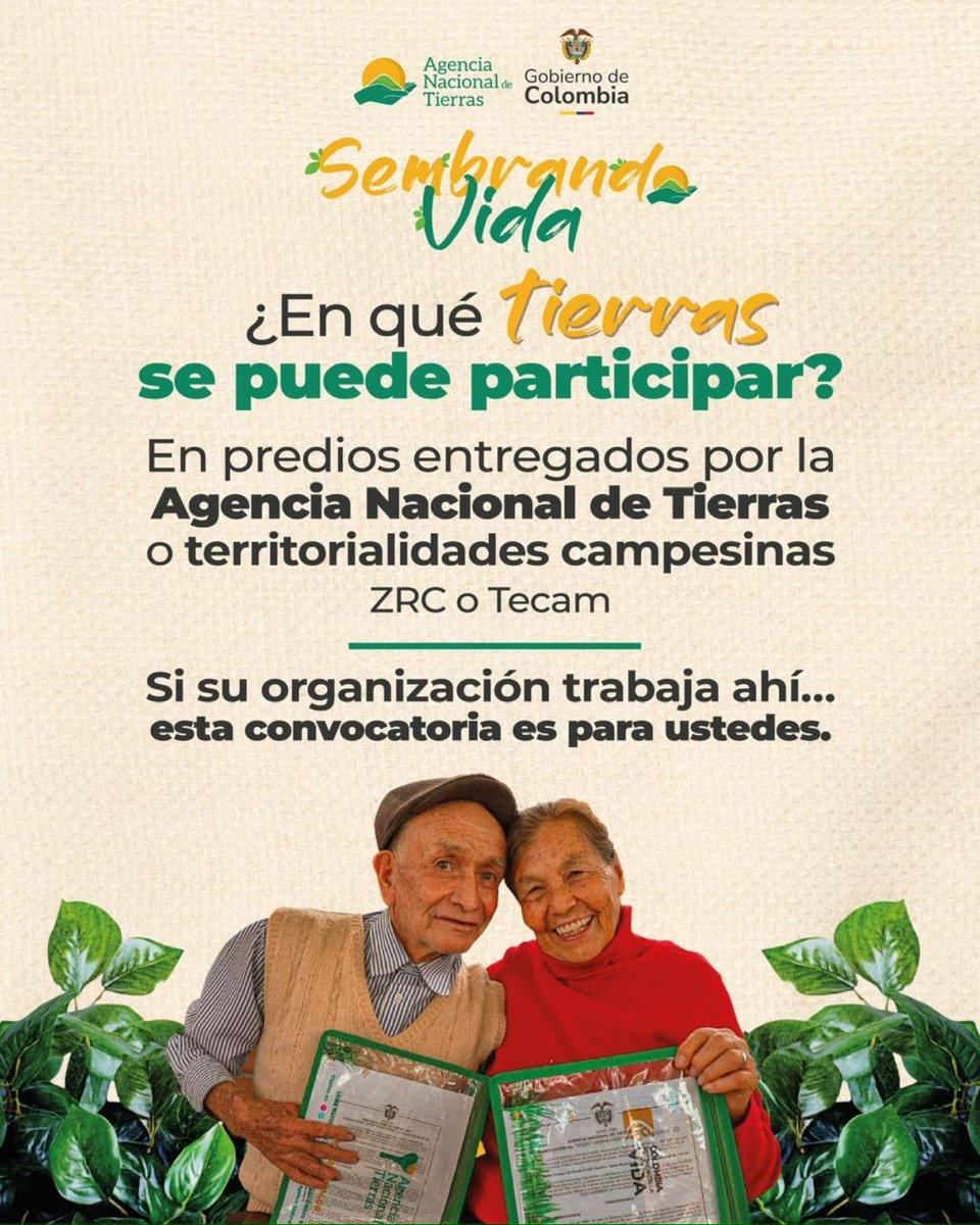 Agencia Nacional de Tierras tweet media