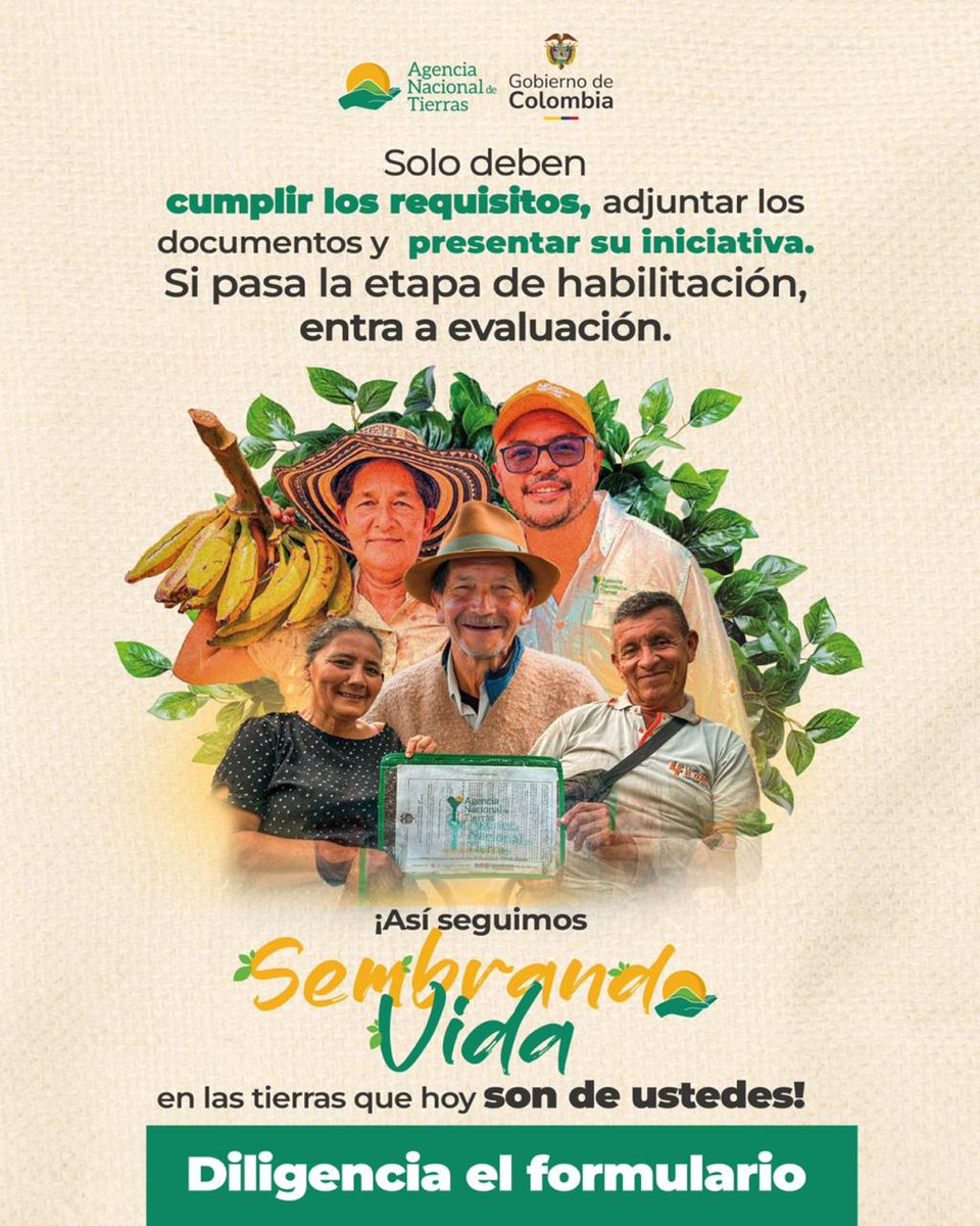 Agencia Nacional de Tierras tweet media