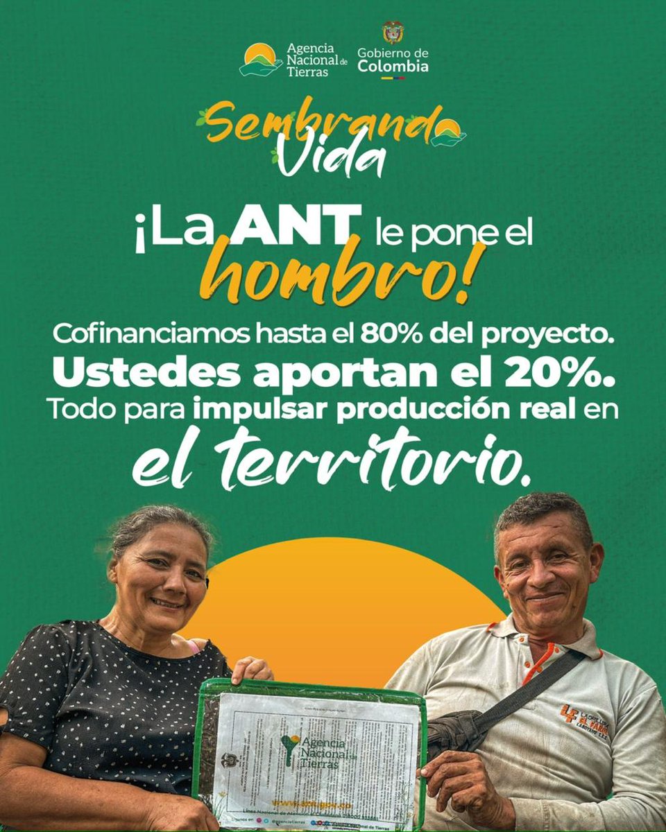 Agencia Nacional de Tierras tweet media