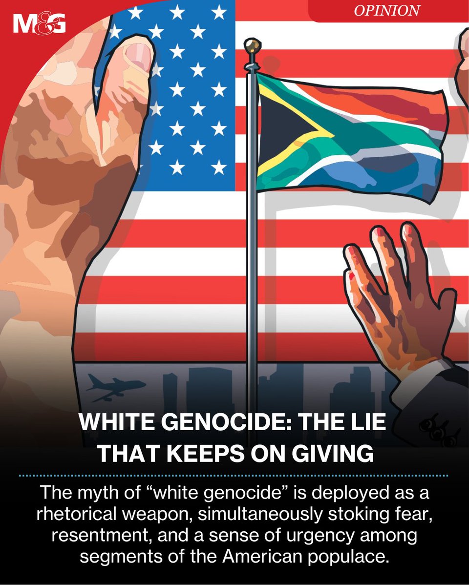 OPINION | "The 'white genocide in South Africa' narrative, which began as a marginal idea on internet message boards, has gradually infiltrated mainstream American political discourse. It is not simply a matter of misinformation spreading unchecked; it is a calculated campaign