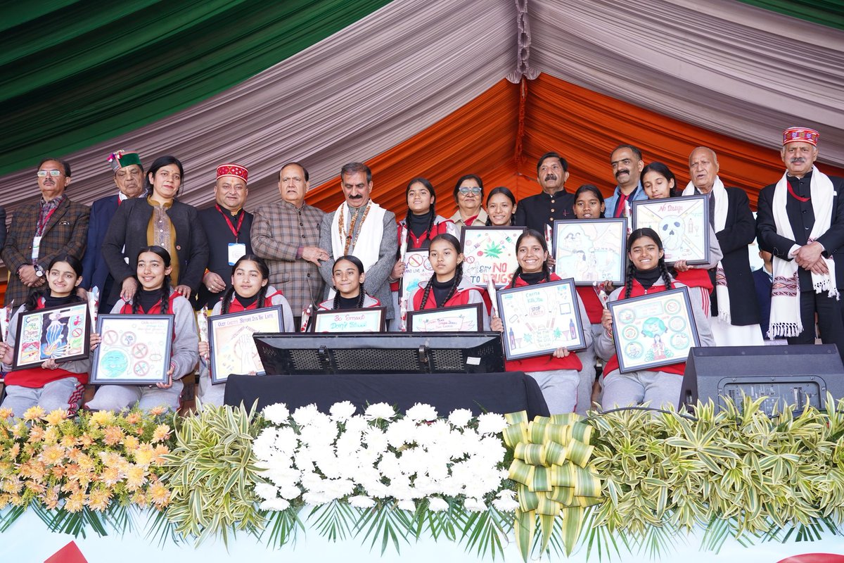 anirudhsinghMLA's tweet image. Attended the Jan Sankalp Sammelan held today in Mandi district to mark the completion of three years of the Himachal Pradesh government.

#HimachalPradesh #HPGovt #Mandi #HimachalCongress #IndianNationalCongress