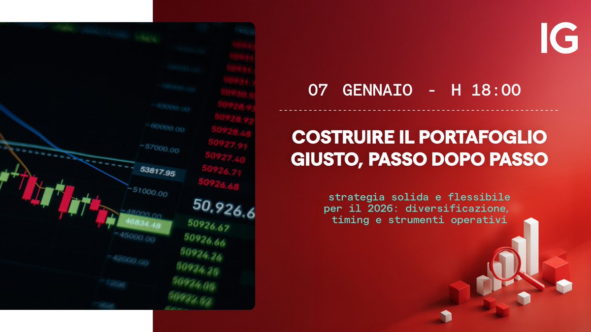 💪 Il 2026 premia chi è preparato oggi: costruiamo insieme un portafoglio coerente, bilanciato e pronto alle sfide del nuovo anno.

📅 Iscriviti al prossimo webinar: attendee.gotowebinar.com/register/46833…